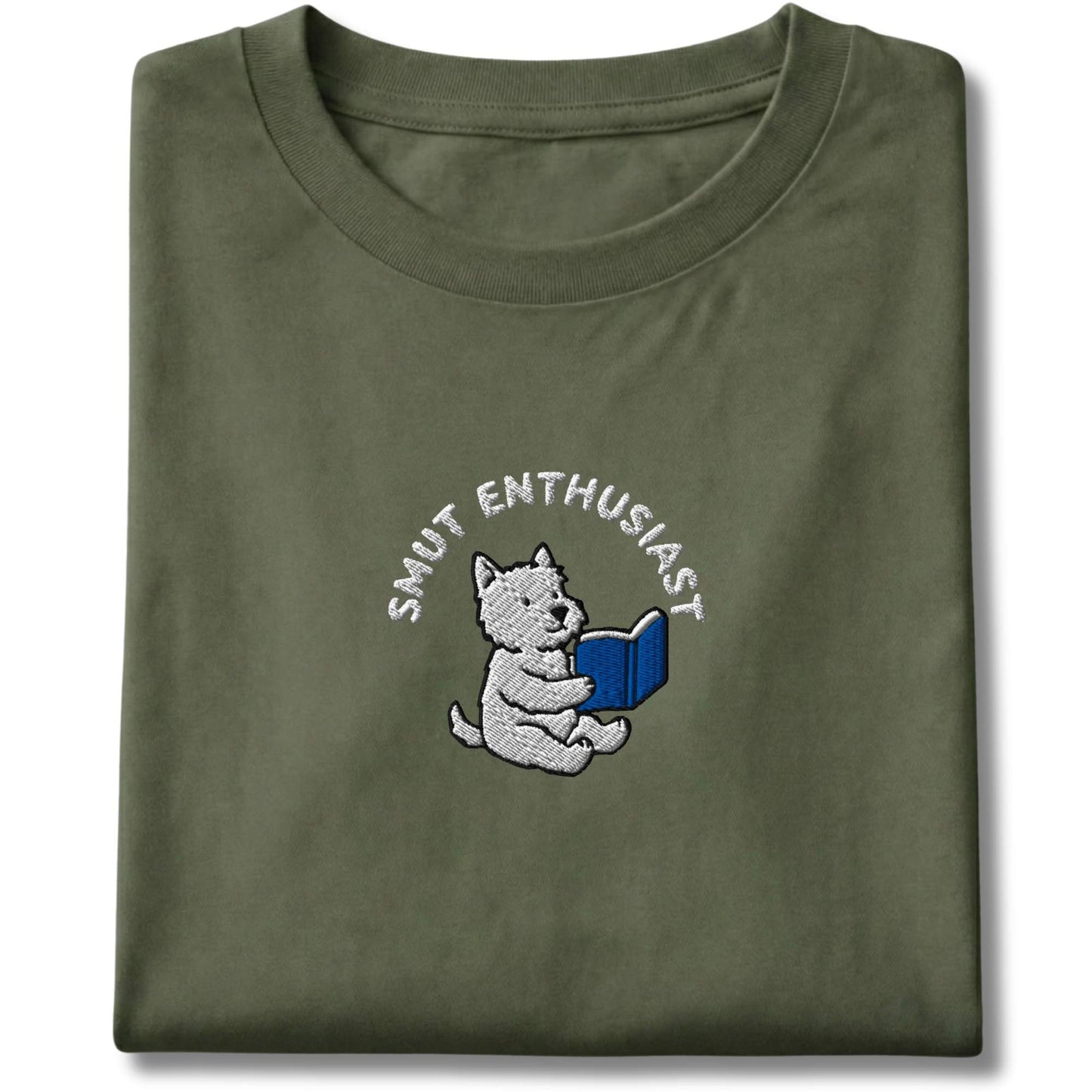 Embroidered Westie Smut Enthusiast Tee