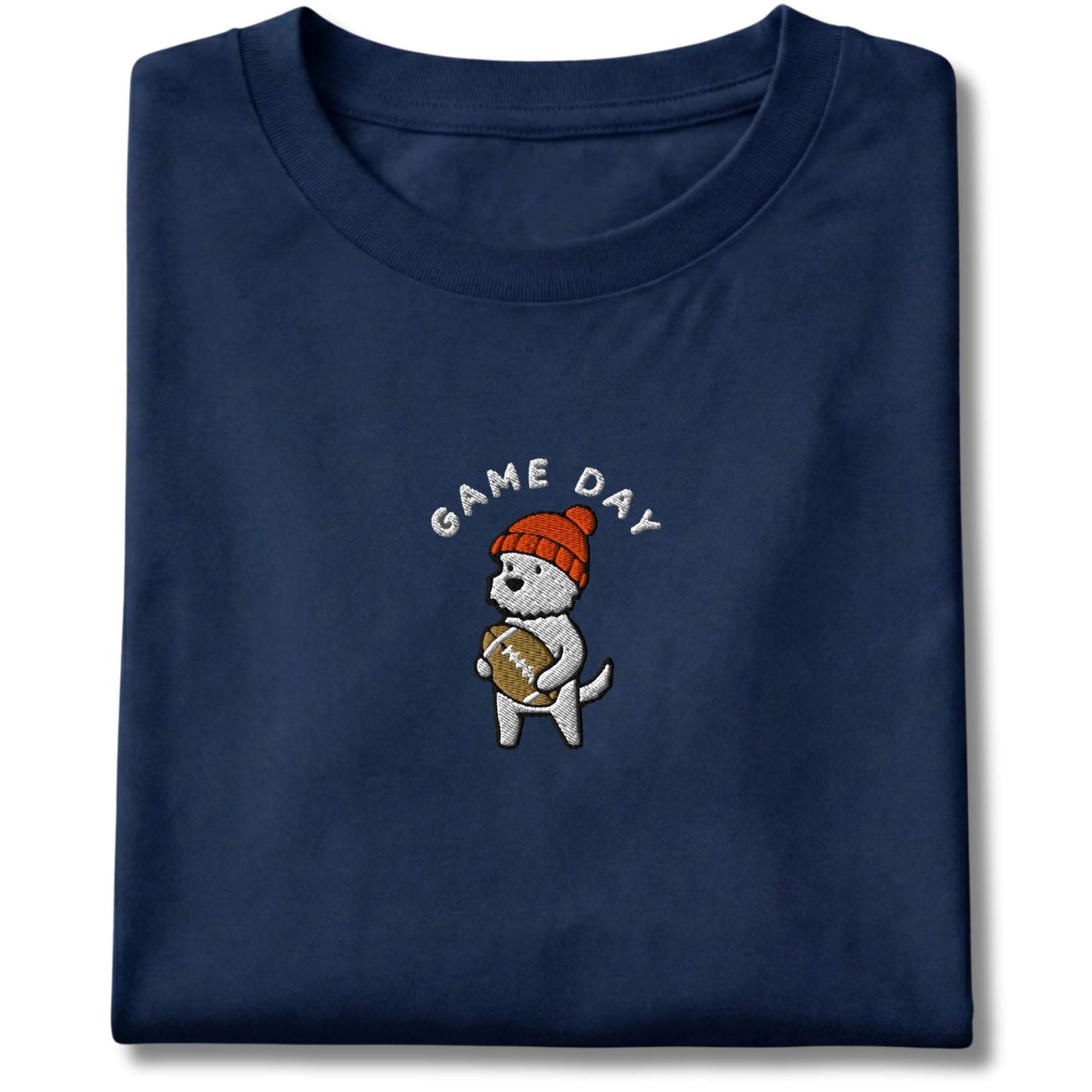 Embroidered Westie Game Day Tee