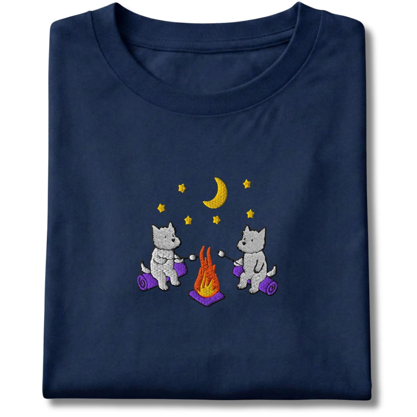 Embroidered Westie Campfire Tee