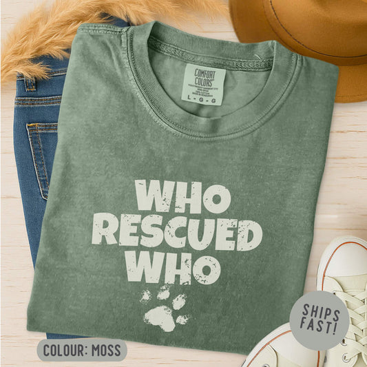 Who Rescued Who T-Shirt