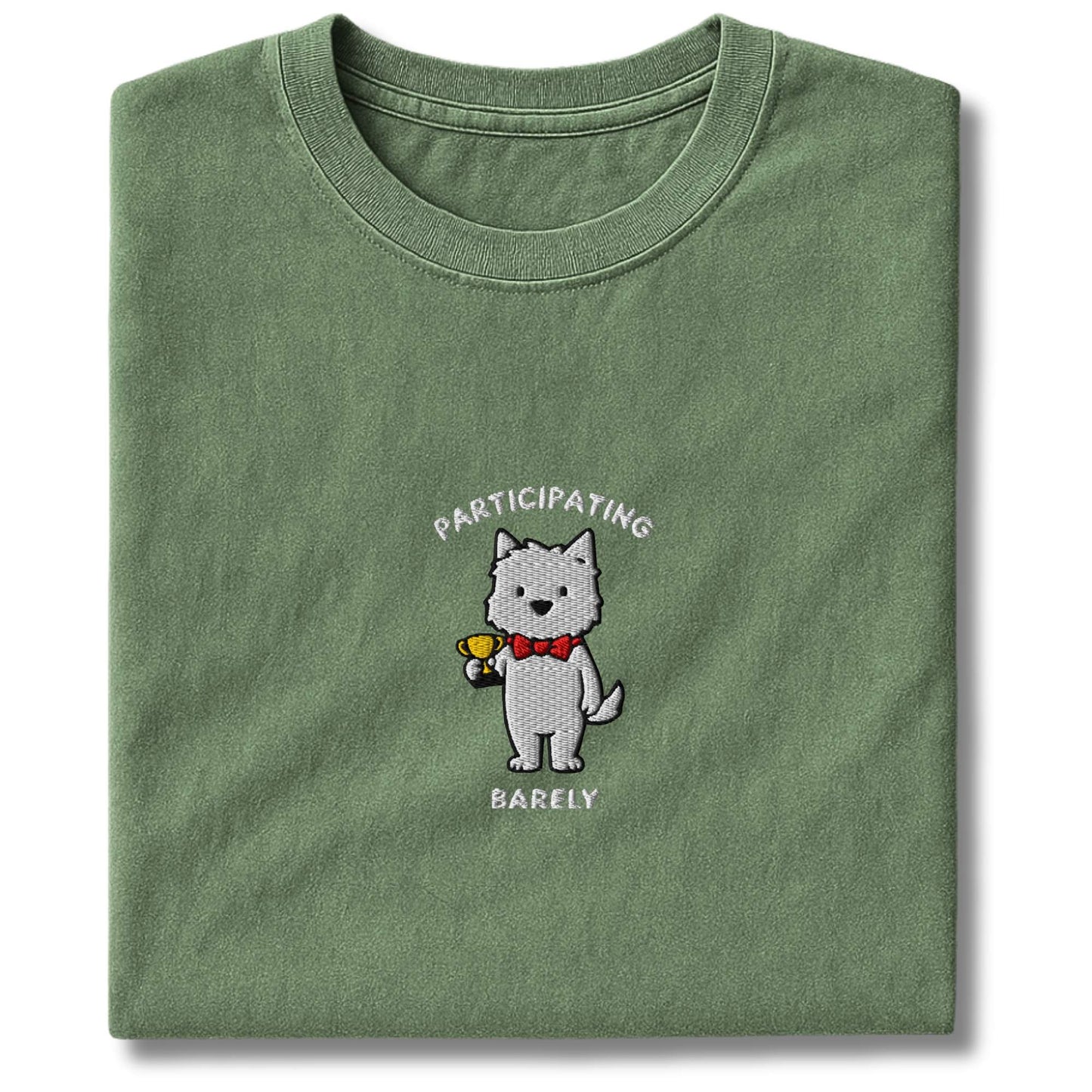 Embroidered Westie Participating T-Shirt