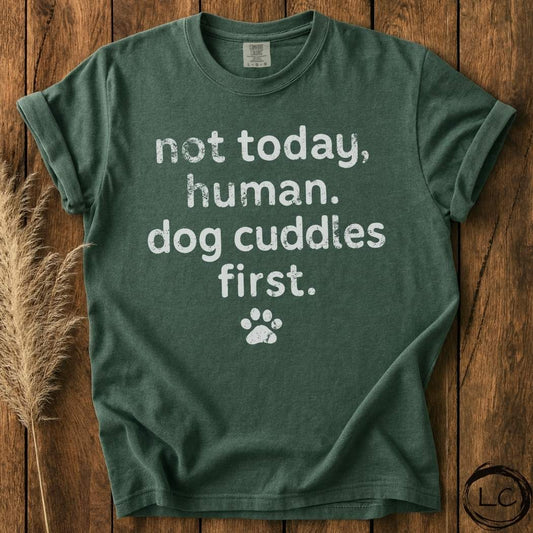 Dog Cuddles First T-Shirt