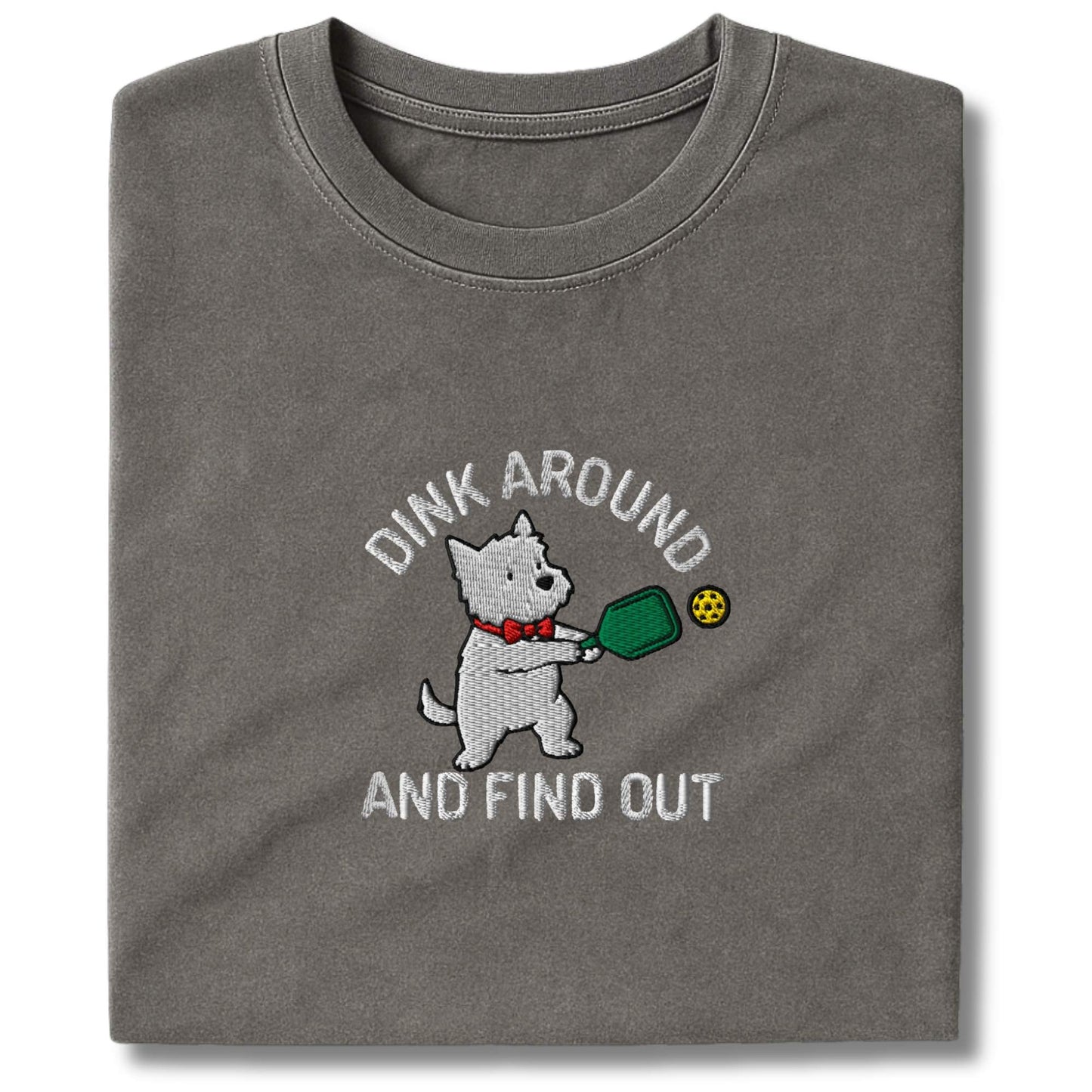 Embroidered Westie Dink Around T-Shirt