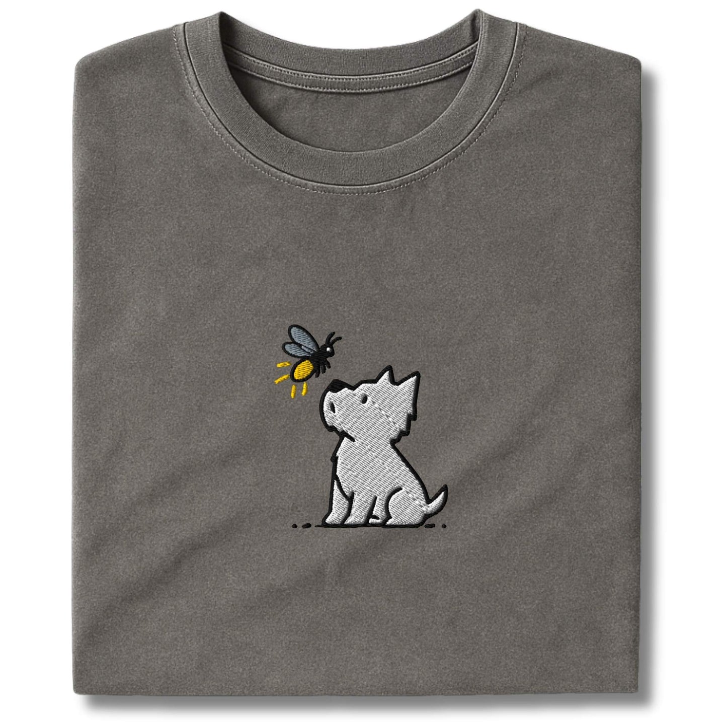 Embroidered Westie and Firefly T-Shirt