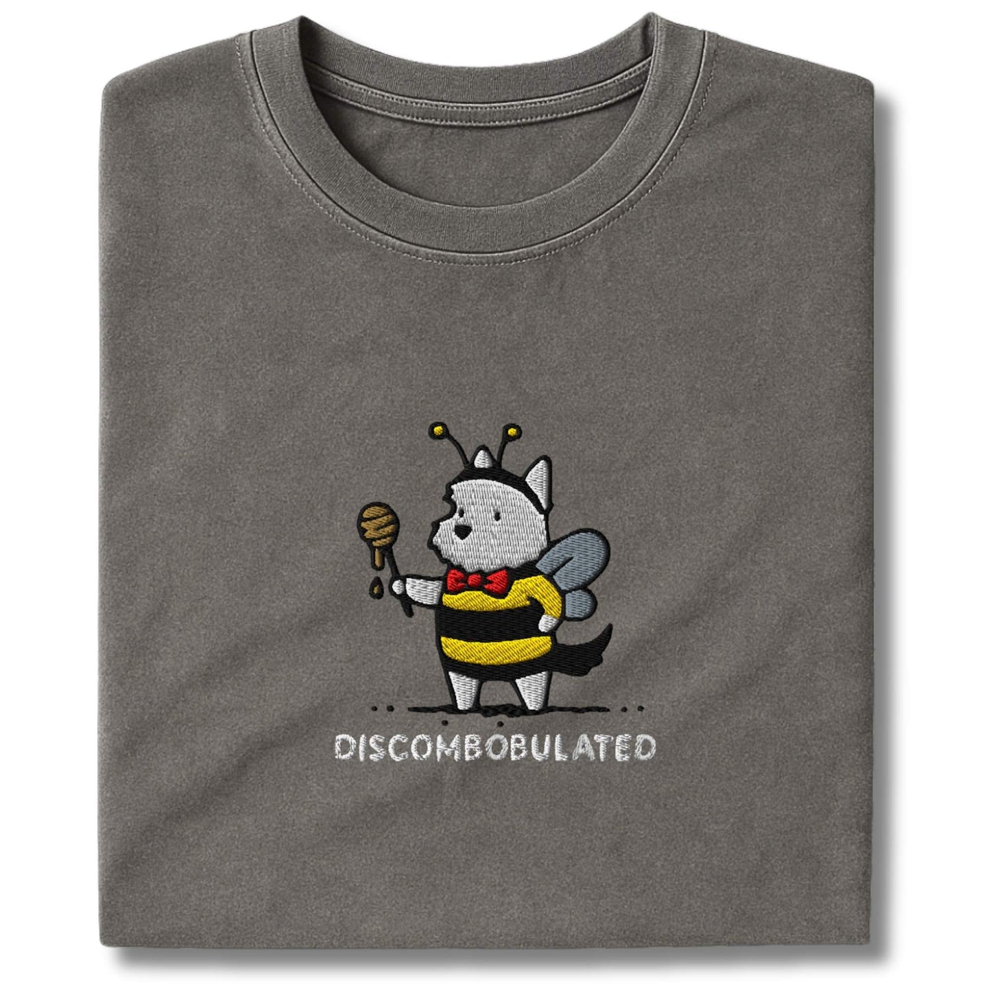 Embroidered Westie Discombobulated T-Shirt