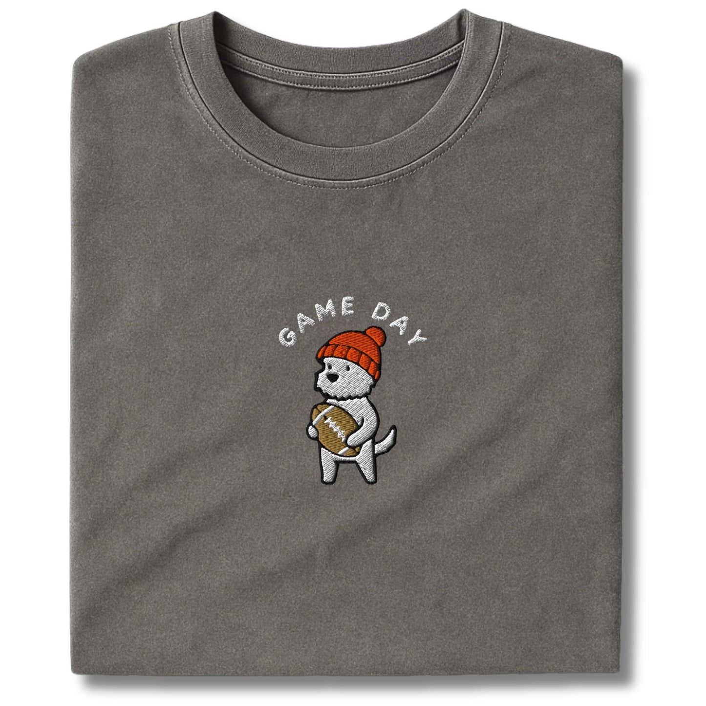 Embroidered Westie Game Day T-Shirt