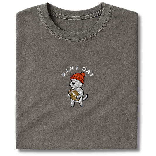 Embroidered Westie Game Day T-Shirt