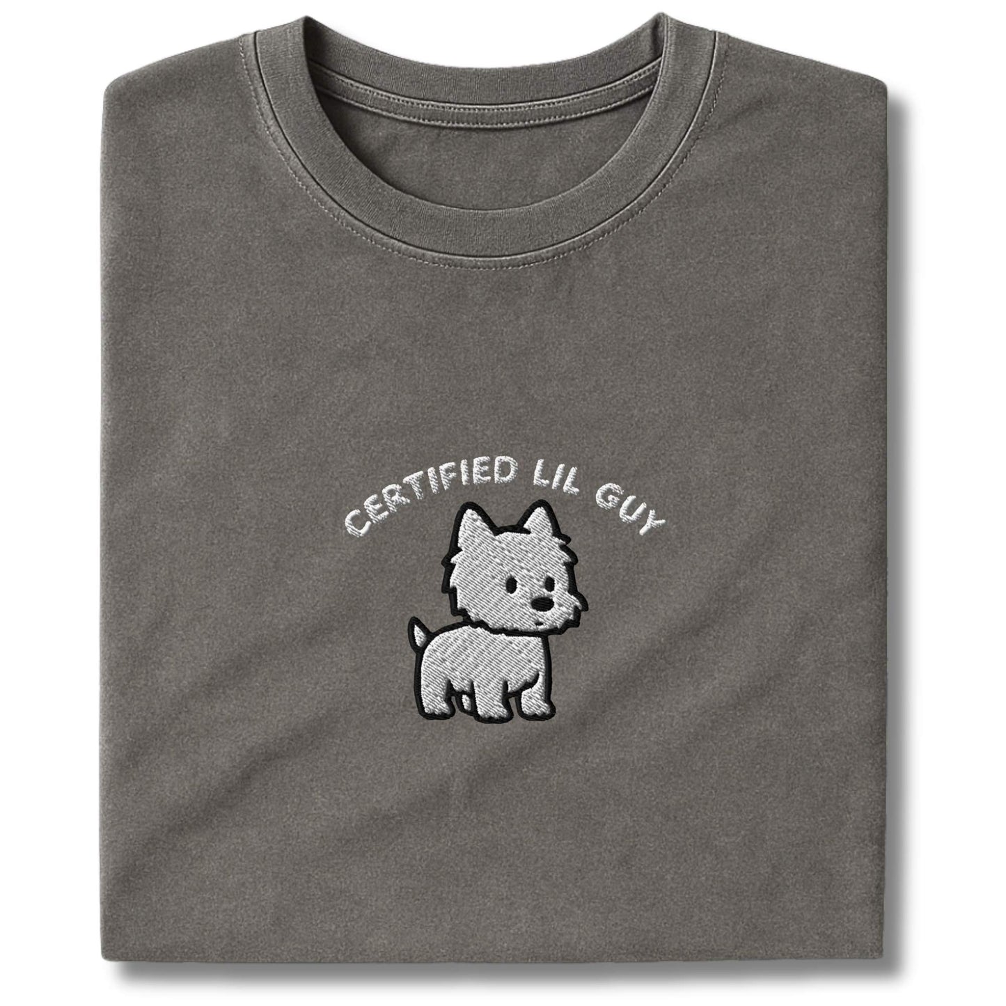 Embroidered Westie Certified Lil Guy T-Shirt