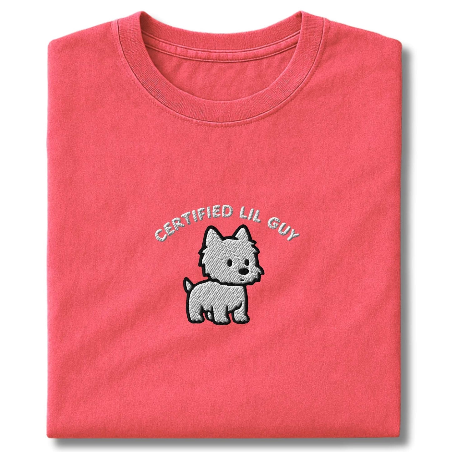 Embroidered Westie Certified Lil Guy T-Shirt