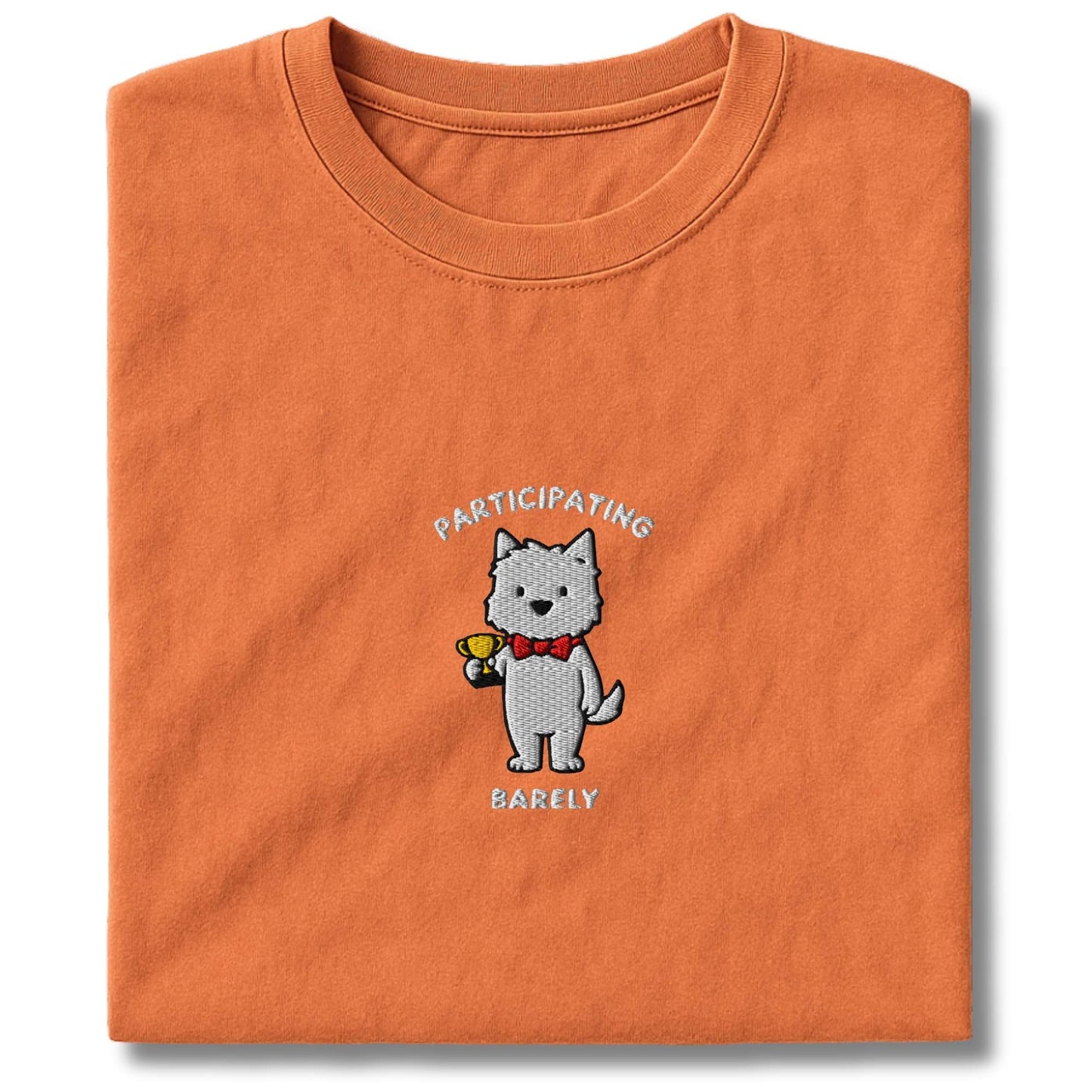 Embroidered Westie Participating T-Shirt