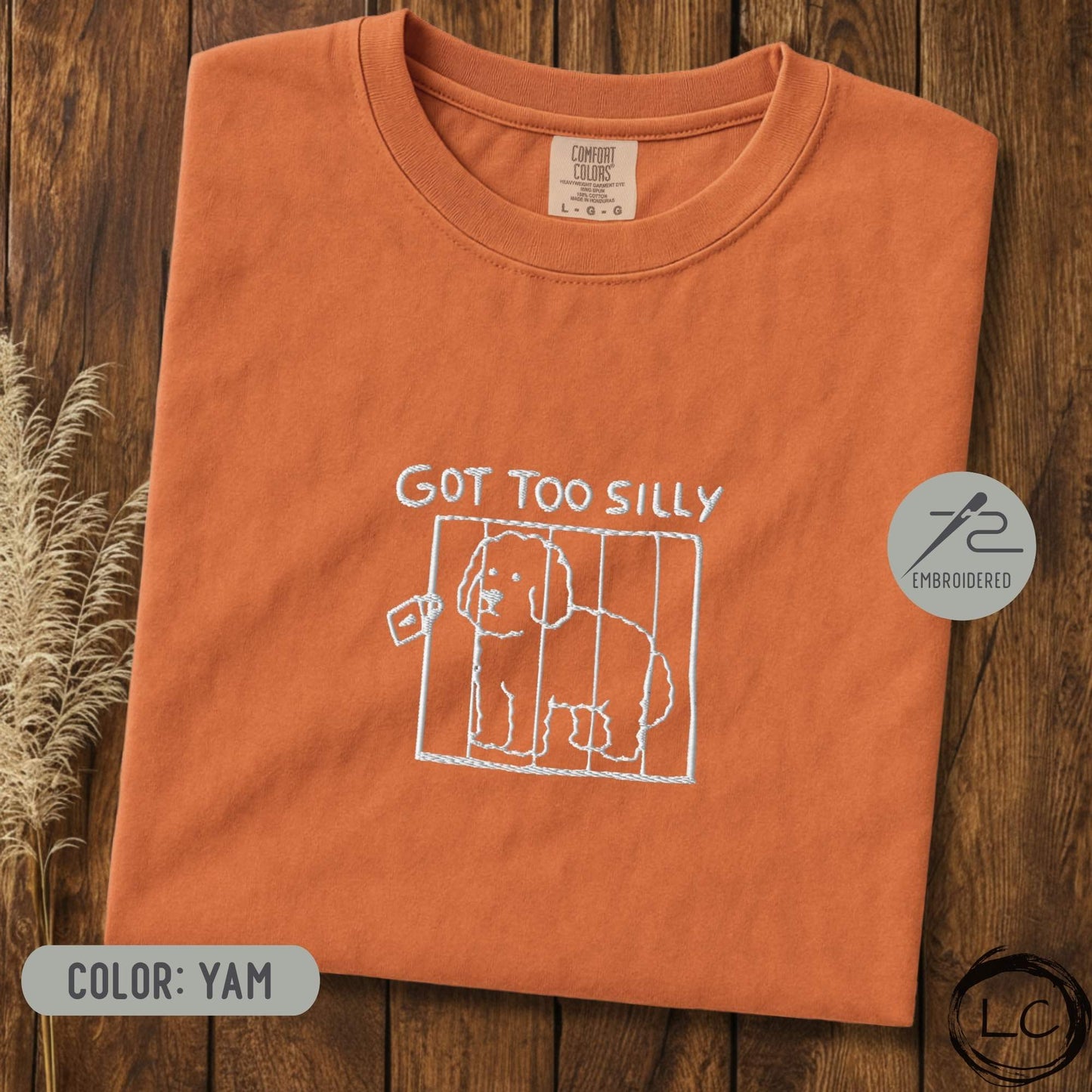 Embroidered Sheepadoodle Got Too Silly T-Shirt