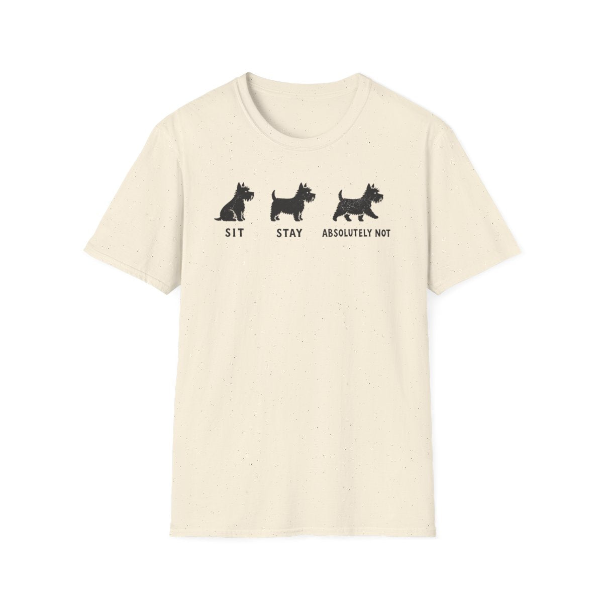 Absolutely Not Westie Tee - Natural