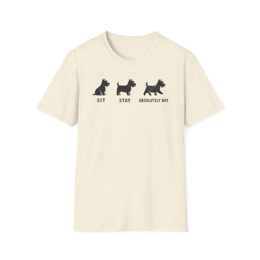 Absolutely Not Westie Tee - Natural