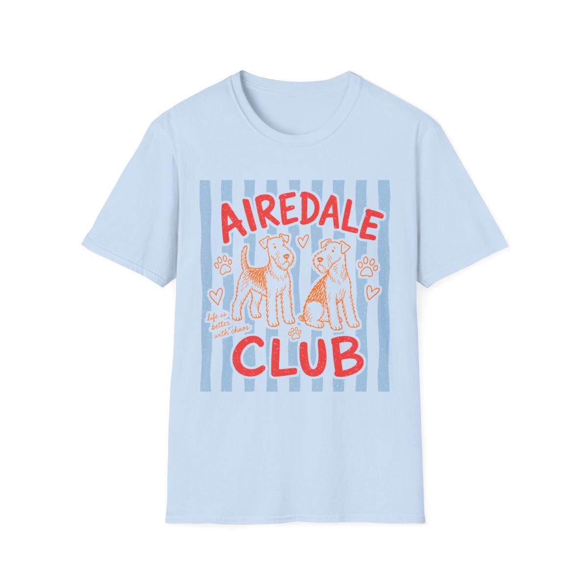Airedale Club Tee - Light Blue