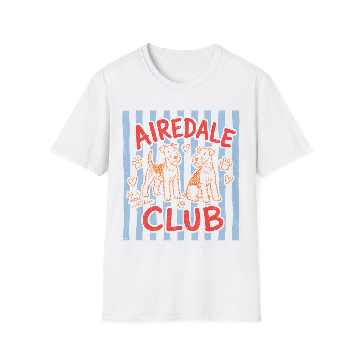 Airedale Club Tee - White