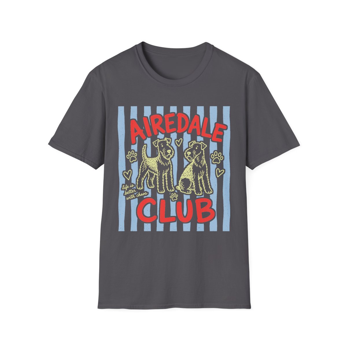 Airedale Club Tee - Charcoal