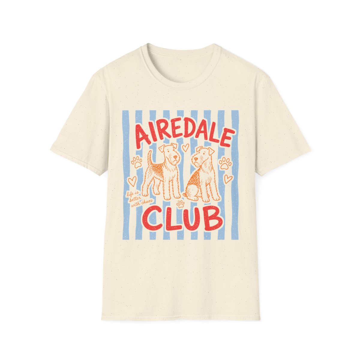 Airedale Club Tee - Natural