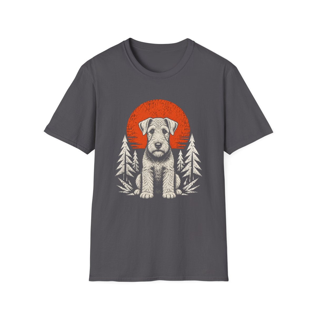 Airedale Terrier Adventure Club Tee - Charcoal