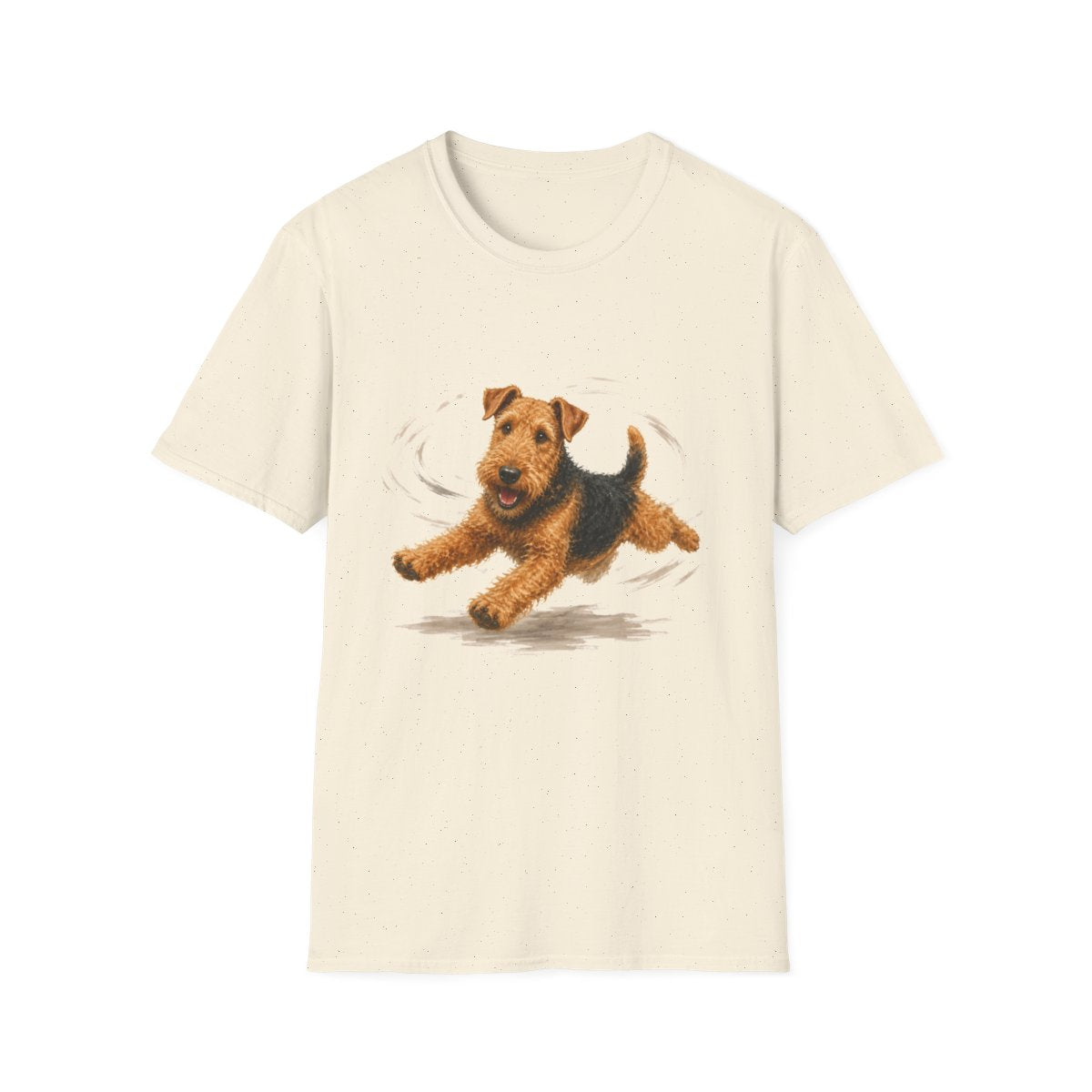 Airedale Terrier Certified Zoomies Champion Tee - Natural