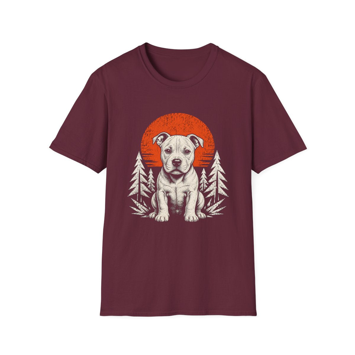 American Pit Bull Terrier Adventure Club Tee - Maroon