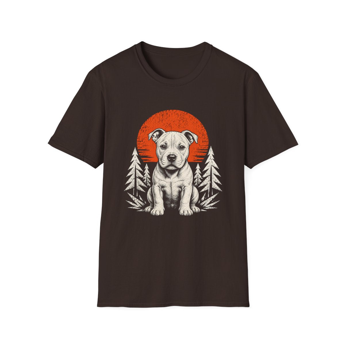 American Pit Bull Terrier Adventure Club Tee - Dark Chocolate