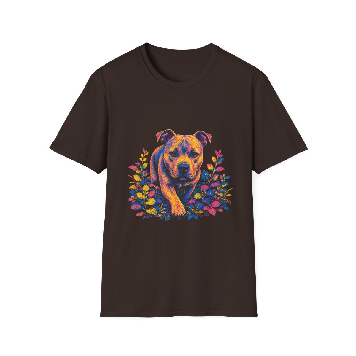 American Pit Bull Terrier Bold Spirit Tee - Dark Chocolate