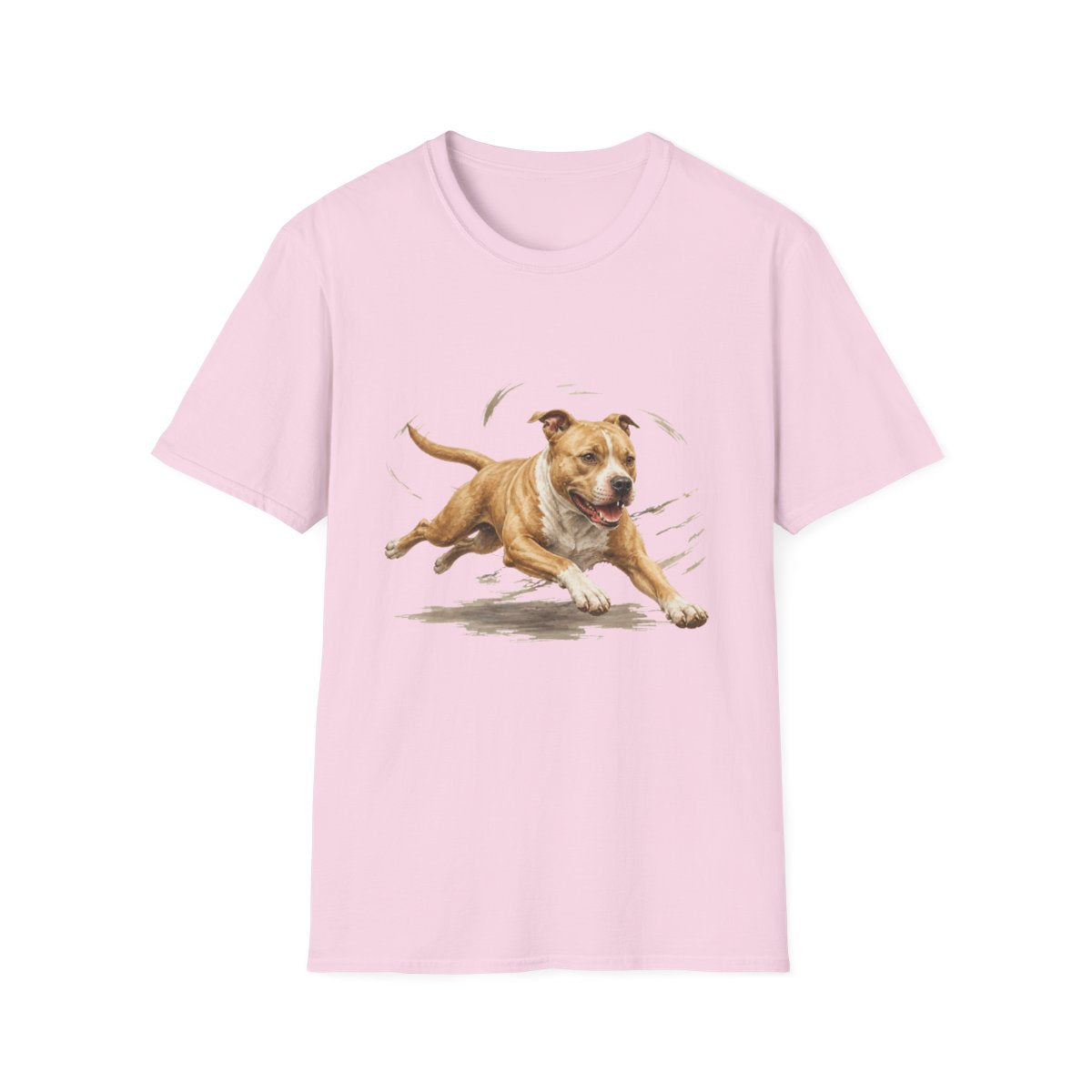 American Pit Bull Terrier Certified Zoomies Champion Tee - Light Pink