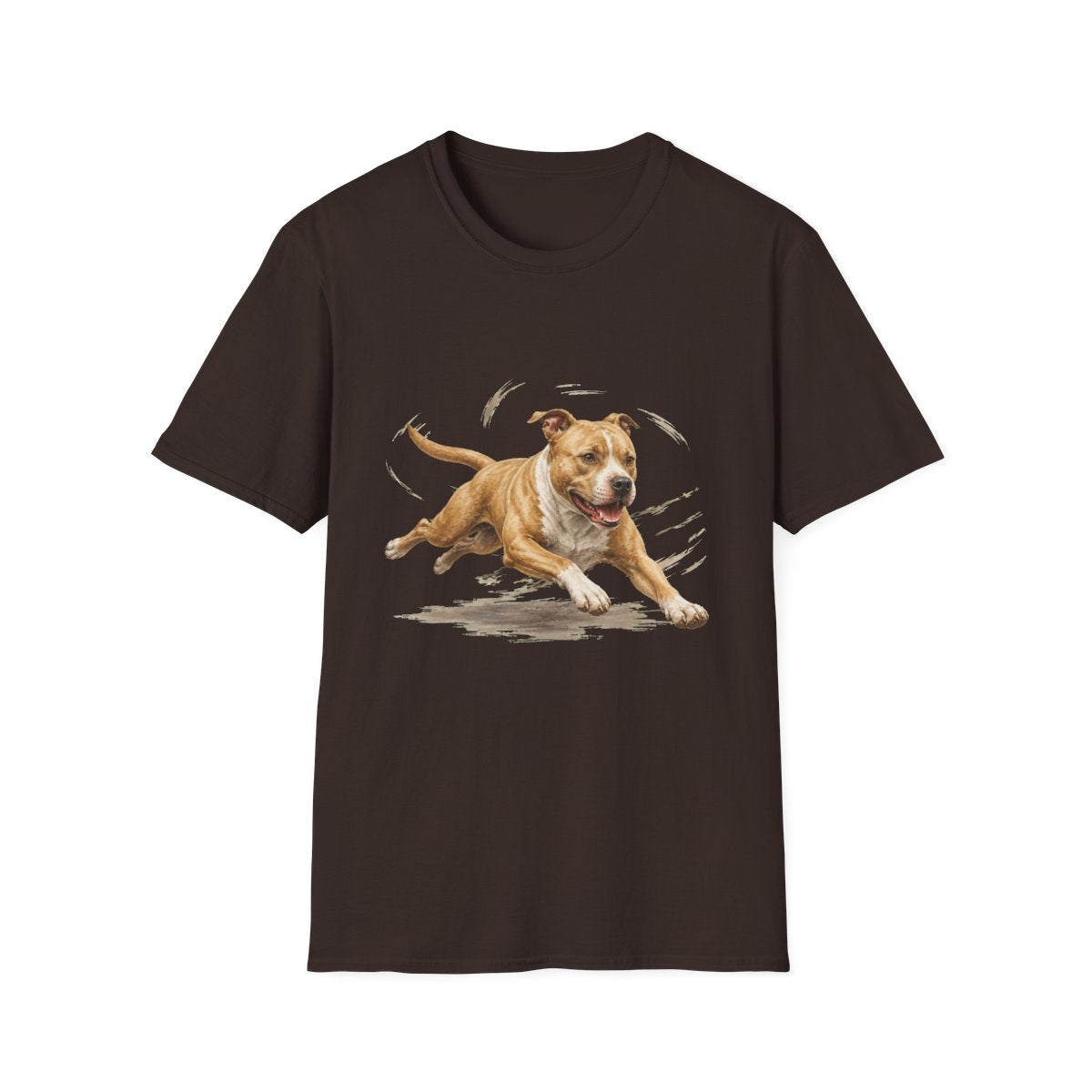 American Pit Bull Terrier Certified Zoomies Champion Tee - Dark Chocolate