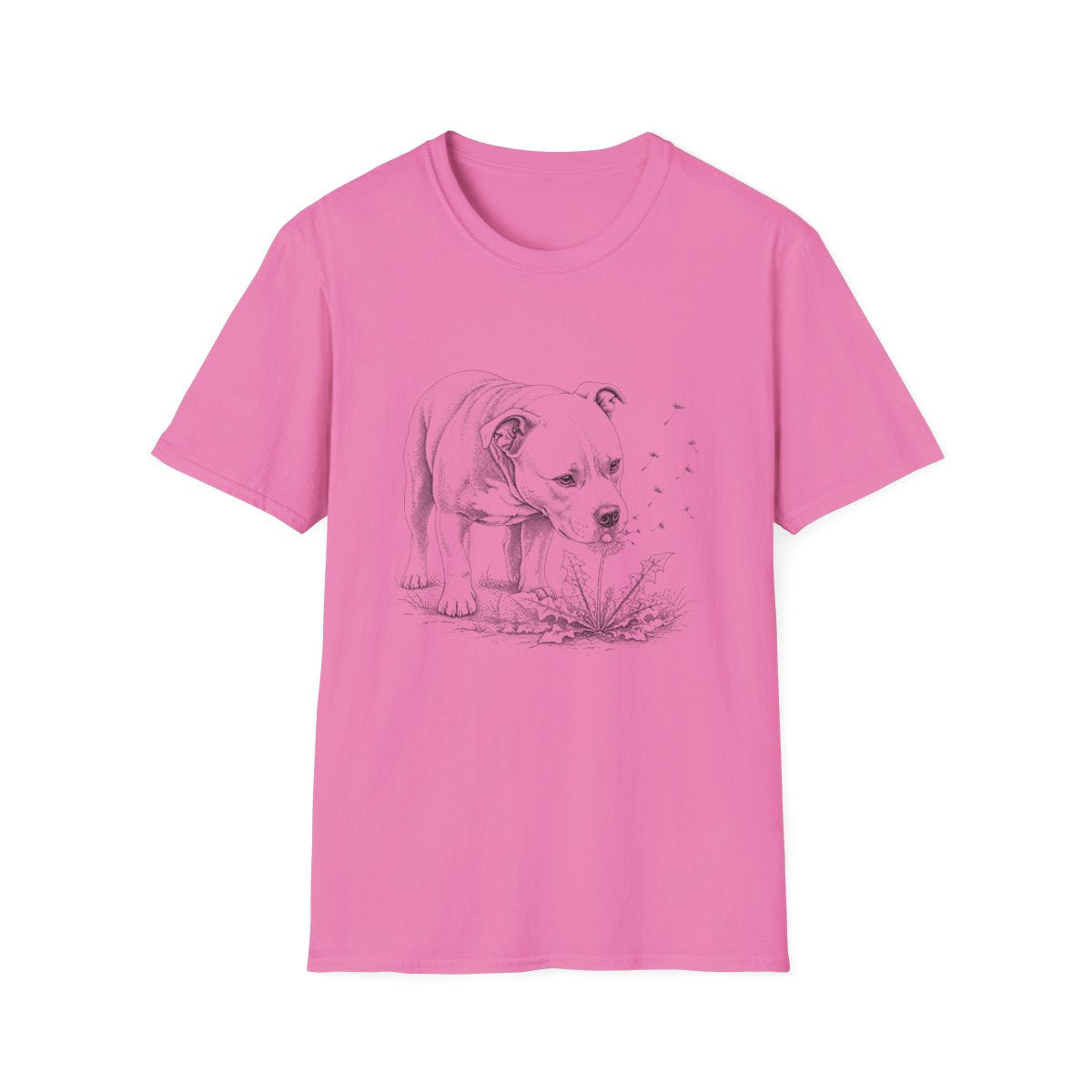 American Pit Bull Terrier Make A Wish Tee - Azalea