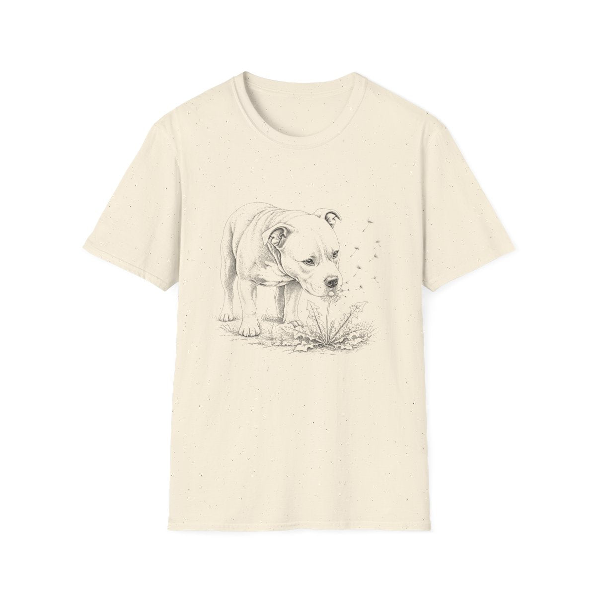 American Pit Bull Terrier Make A Wish Tee - Natural