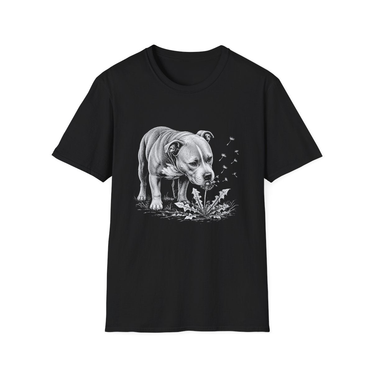American Pit Bull Terrier Make A Wish Tee - Black