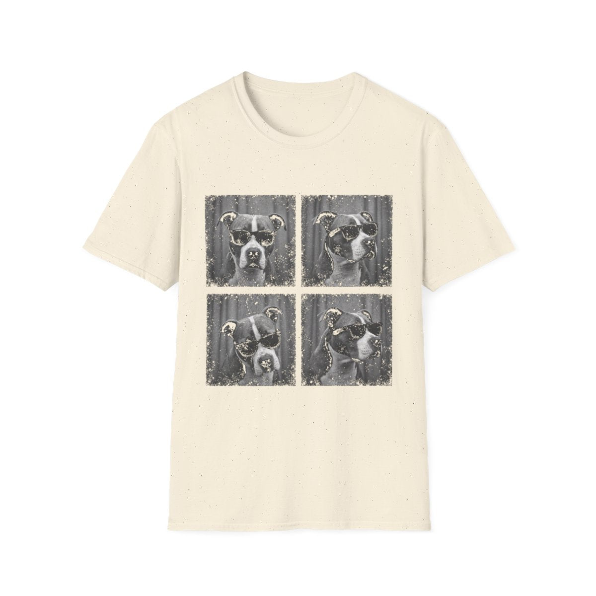 American Pit Bull Terrier Photo Booth Tee - Natural