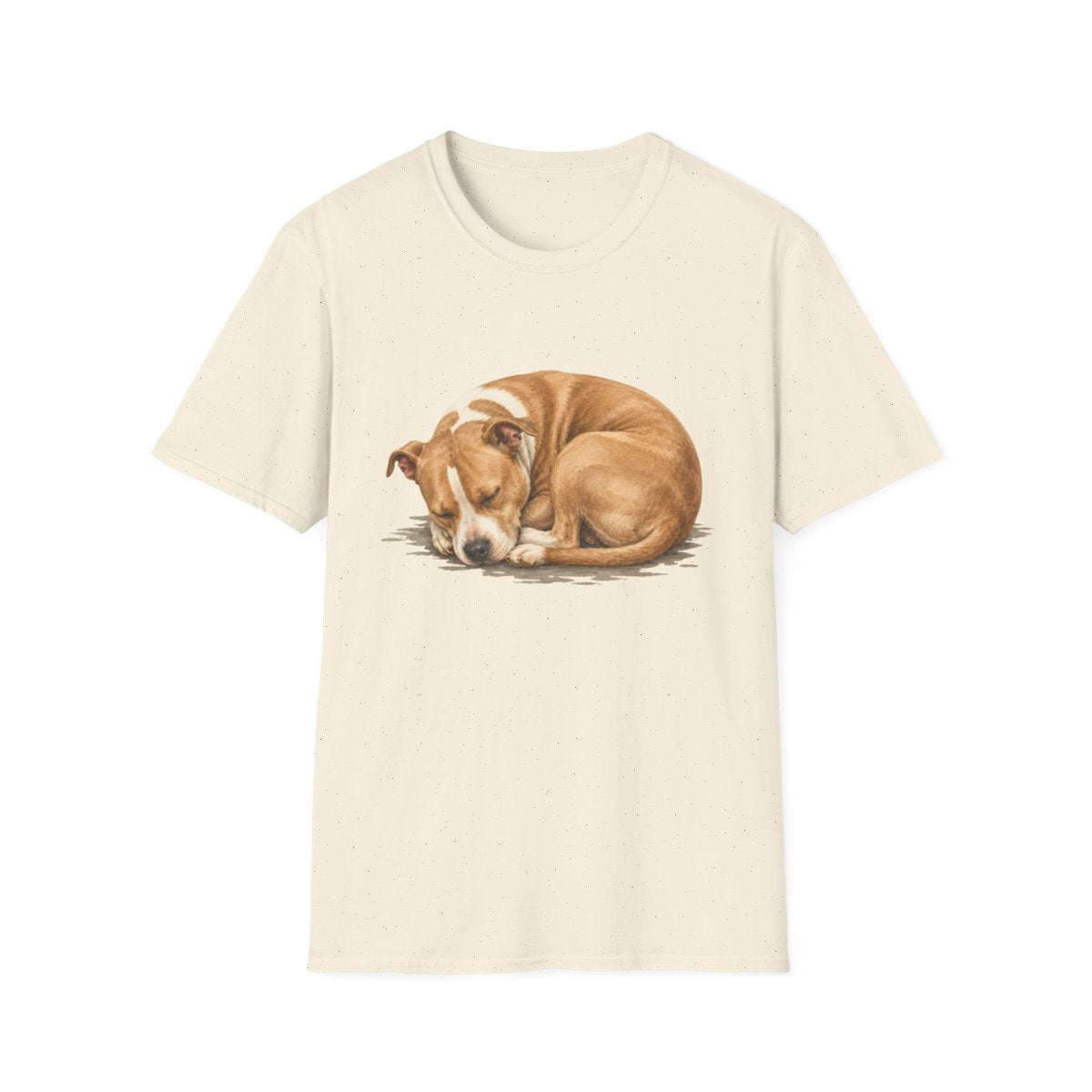 American Pit Bull Terrier Rest At Last Tee - Natural