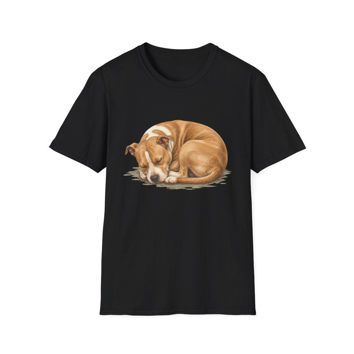 American Pit Bull Terrier Rest At Last Tee - Black