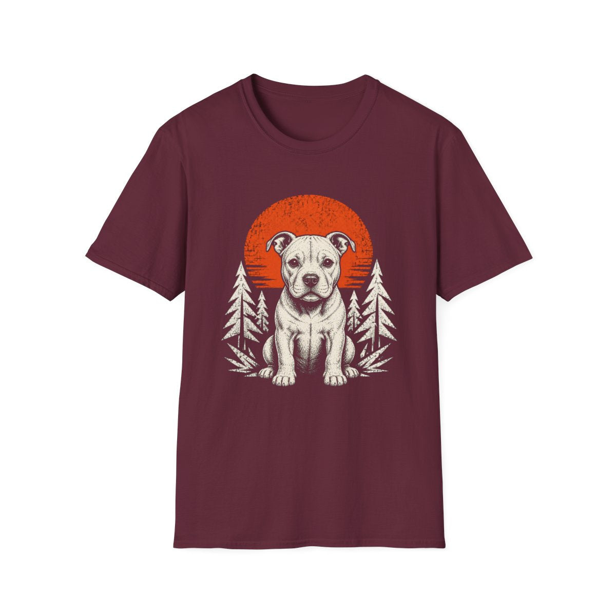 American Staffordshire Terrier Adventure Club Tee - Maroon