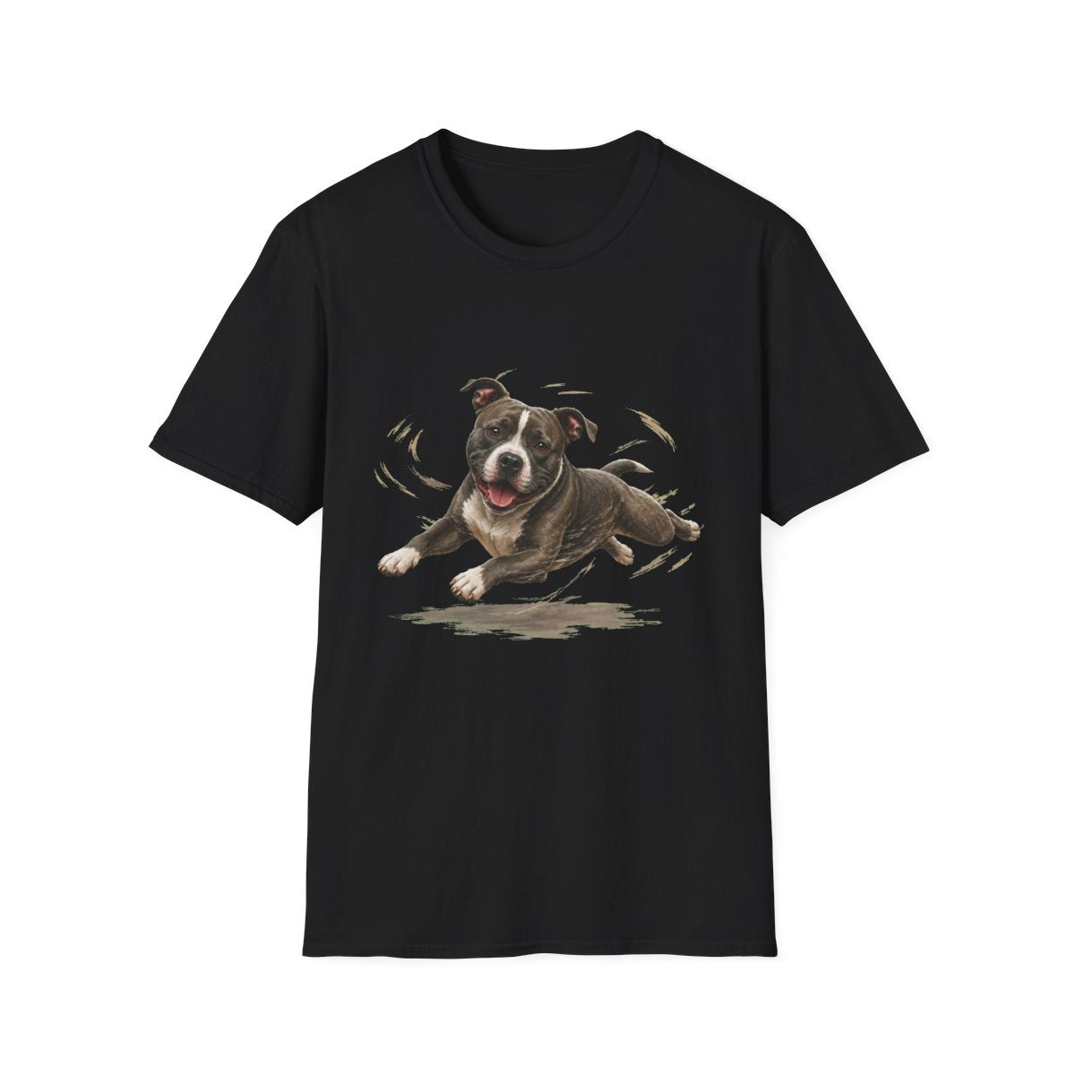 American Staffordshire Terrier Certified Zoomies Champion Tee - Black