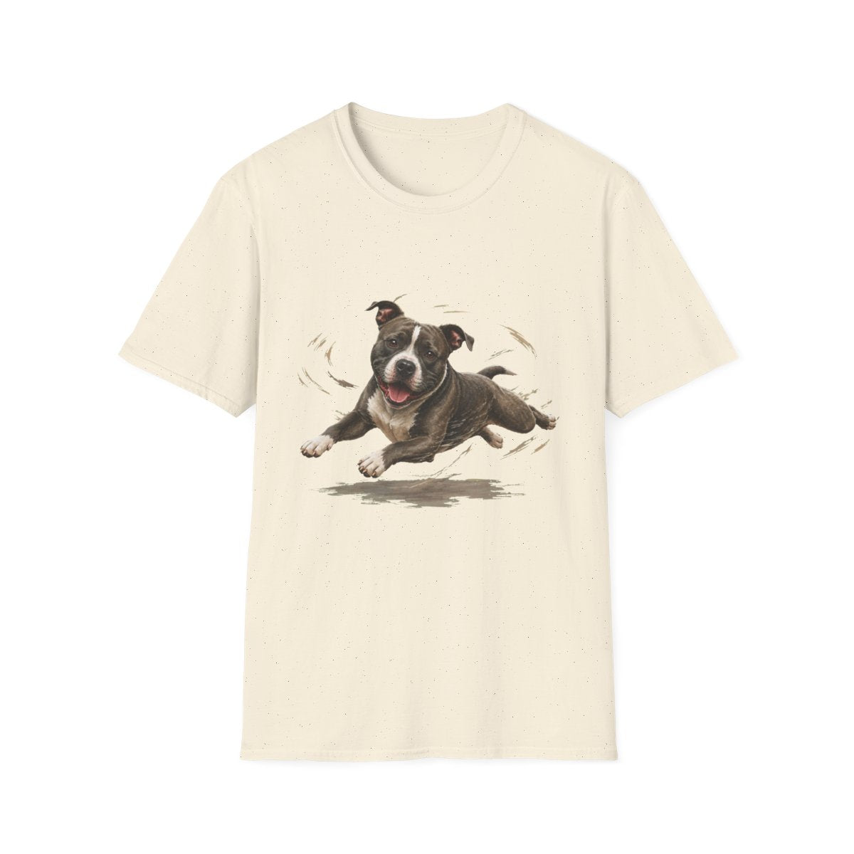 American Staffordshire Terrier Certified Zoomies Champion Tee - Natural