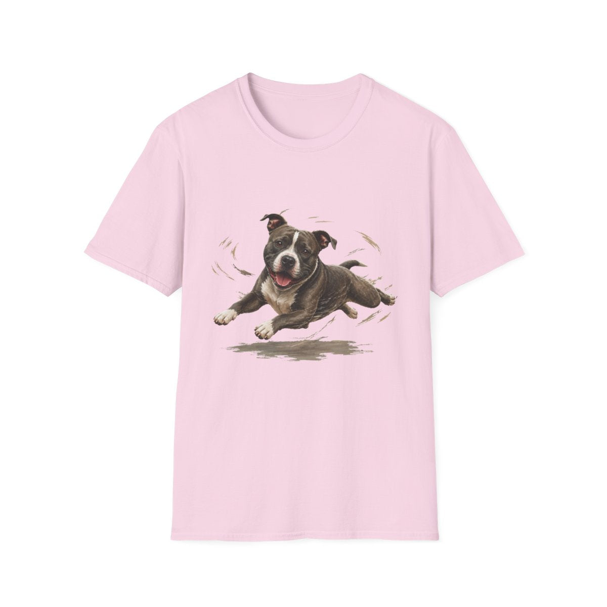 American Staffordshire Terrier Certified Zoomies Champion Tee - Light Pink
