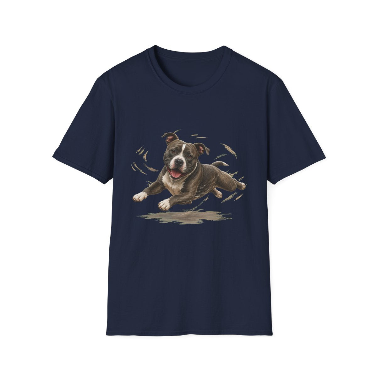 American Staffordshire Terrier Certified Zoomies Champion Tee - Navy