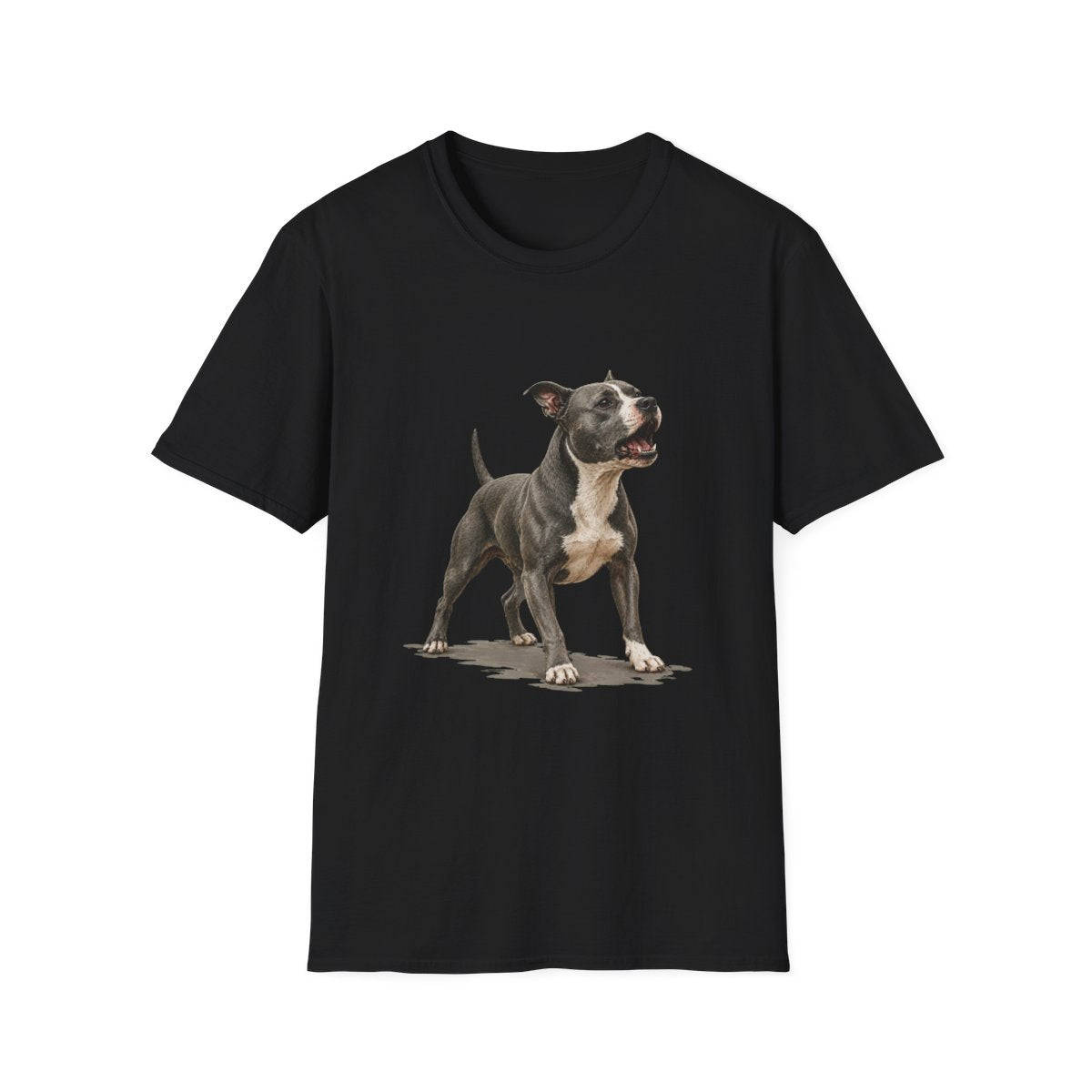 American Staffordshire Terrier Head Of Security Tee - Black