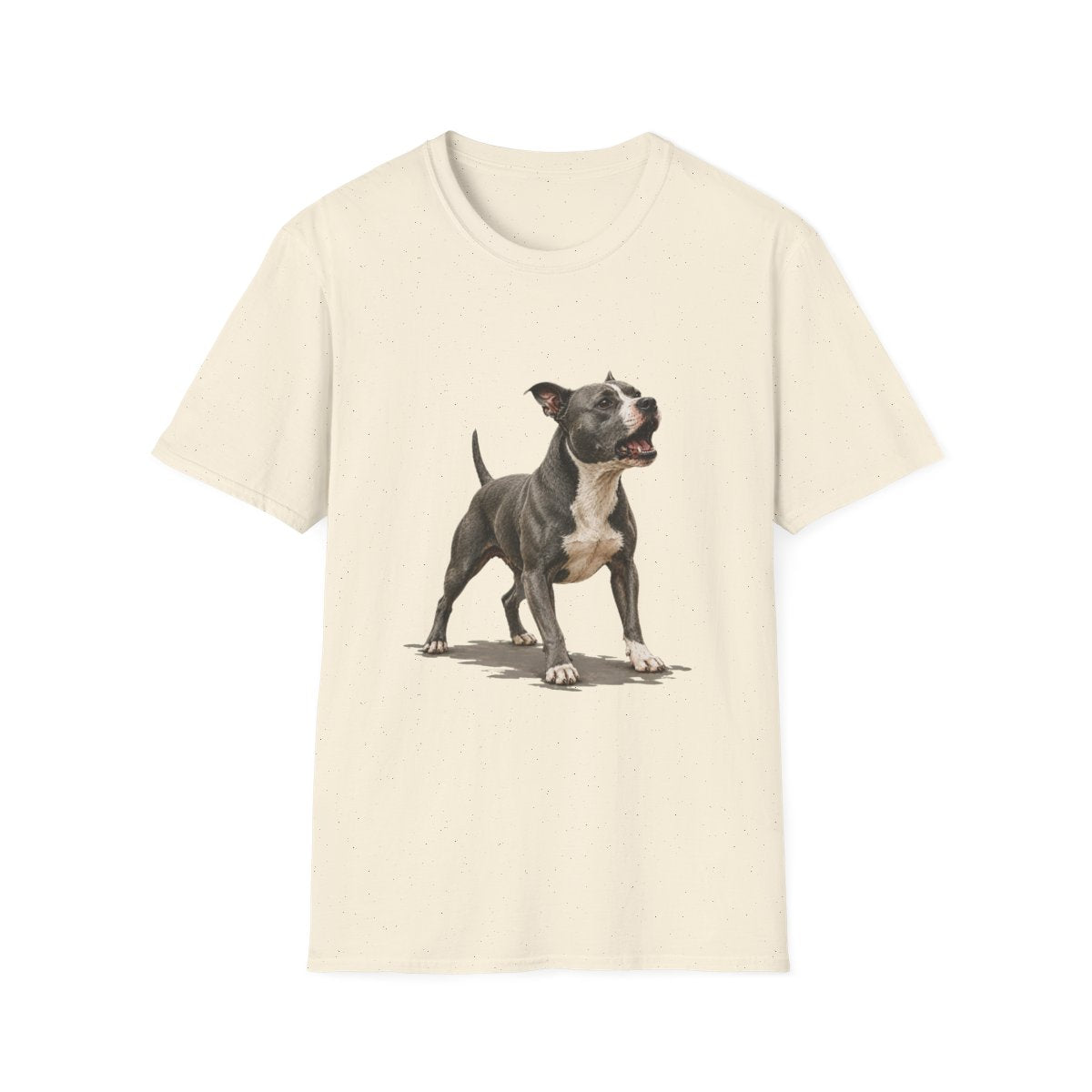 American Staffordshire Terrier Head Of Security Tee - Natural