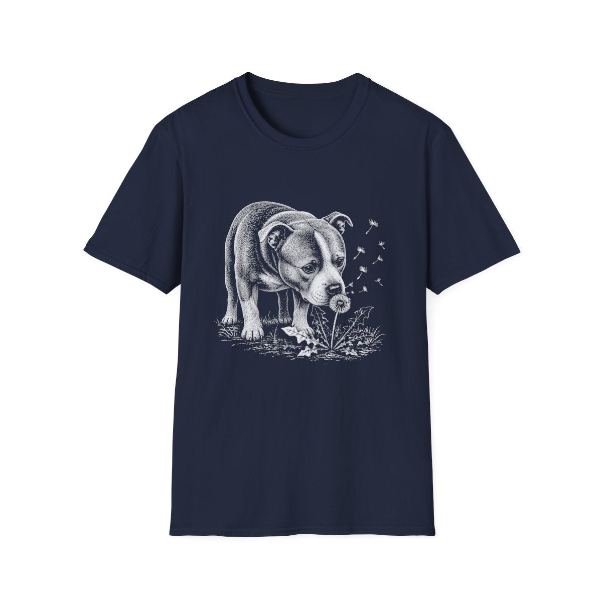 American Staffordshire Terrier Make A Wish Tee - Navy