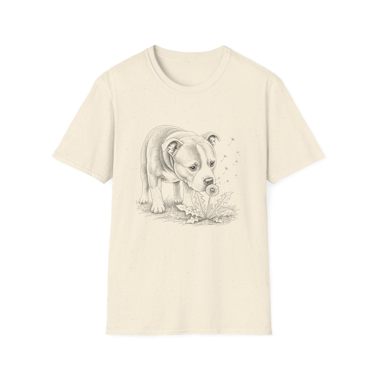 American Staffordshire Terrier Make A Wish Tee - Natural