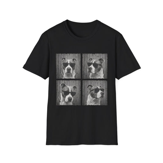 American Staffordshire Terrier Photo Booth Tee - Black