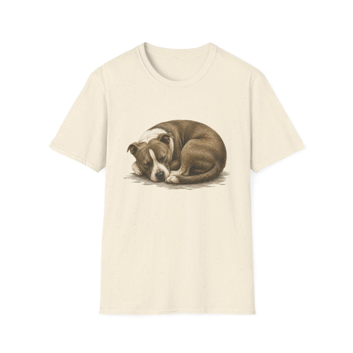American Staffordshire Terrier Rest At Last Tee - Natural