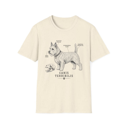 Anatomy Of A Australian Terrier Tee - Natural