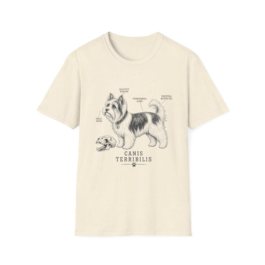 Anatomy Of A Biewer Terrier Tee - Natural