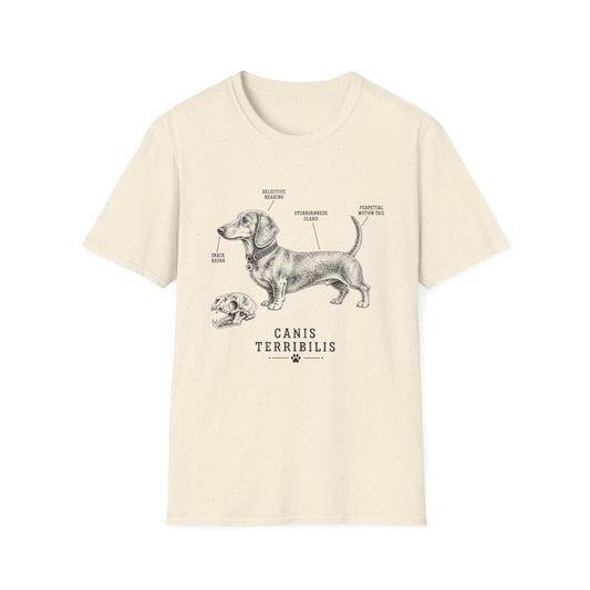 Anatomy Of A Dachshund Tee - Natural