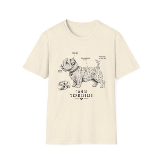 Anatomy Of A Glen of Imaal Terrier Tee - Natural