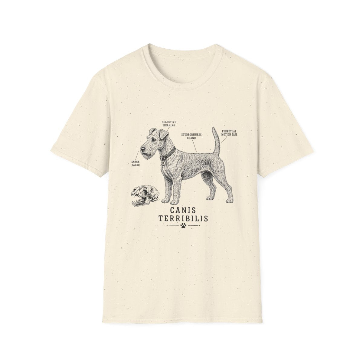 Anatomy Of A Irish Terrier Tee - Natural